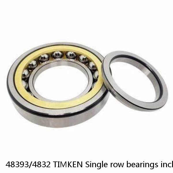 48393/4832 TIMKEN Single row bearings inch