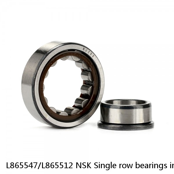 L865547/L865512 NSK Single row bearings inch