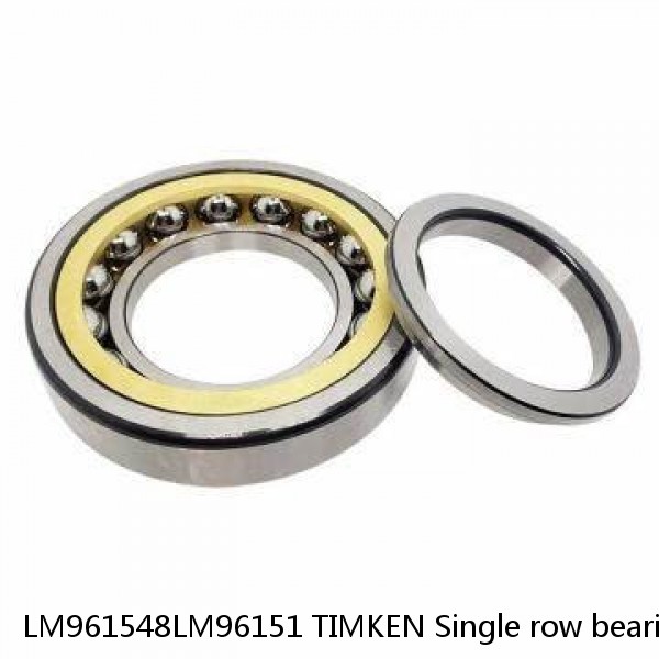 LM961548LM96151 TIMKEN Single row bearings inch
