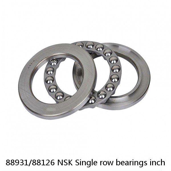 88931/88126 NSK Single row bearings inch