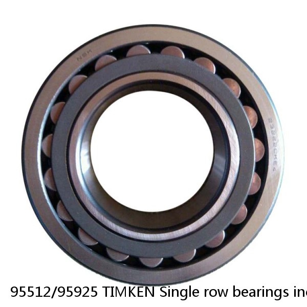 95512/95925 TIMKEN Single row bearings inch