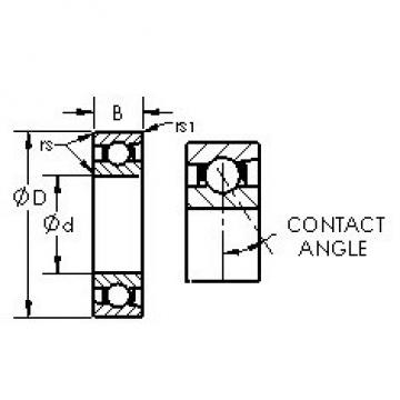 AST 71922C angular contact ball bearings