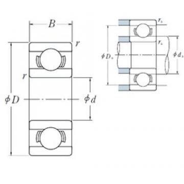 5 mm x 13 mm x 4 mm  ISO 695 deep groove ball bearings