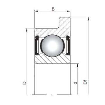 5 mm x 13 mm x 4 mm  ISO FL619/5 ZZ deep groove ball bearings