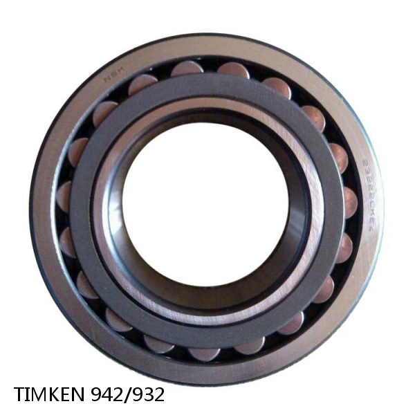 942/932 TIMKEN Single row bearings inch #1 small image