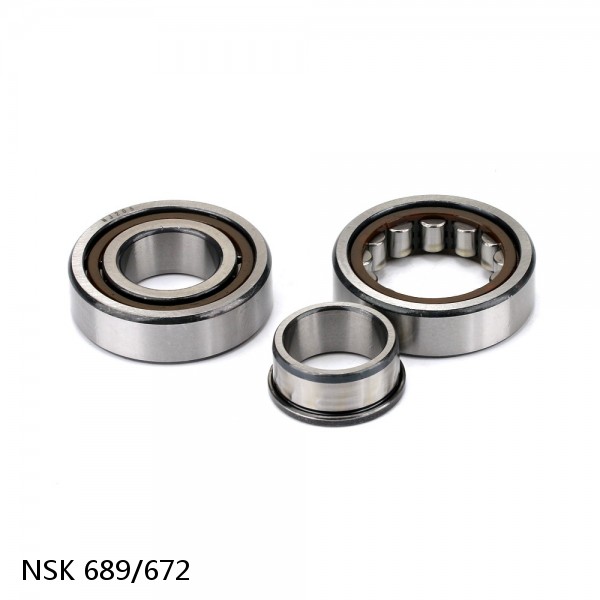 689/672 NSK Single row bearings inch #1 small image