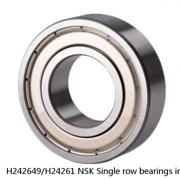 H242649/H24261 NSK Single row bearings inch #1 small image