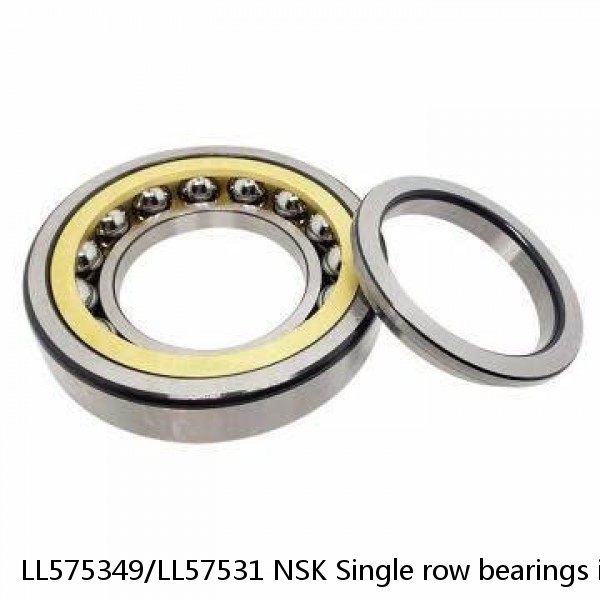 LL575349/LL57531 NSK Single row bearings inch #1 small image
