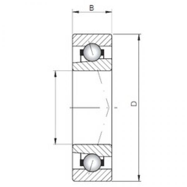 ISO 71811 A angular contact ball bearings #1 image
