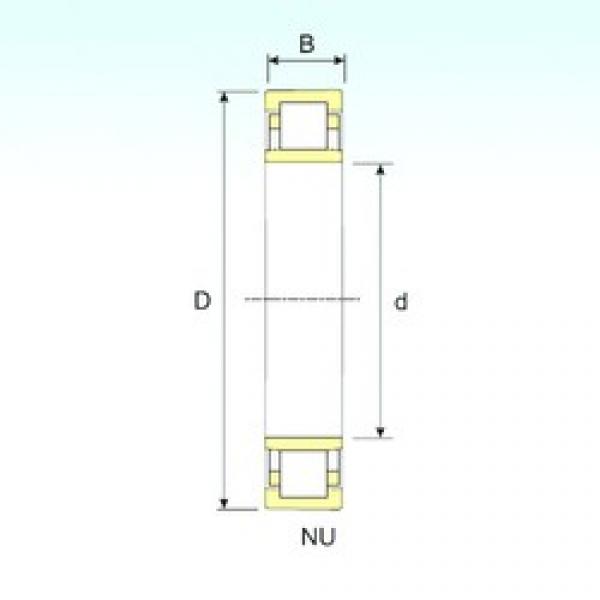 90 mm x 225 mm x 54 mm  ISB NU 418 cylindrical roller bearings #1 image