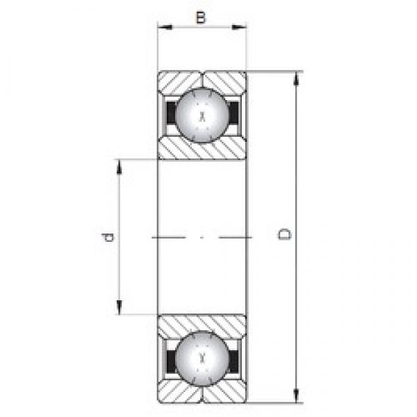 ISO Q220 angular contact ball bearings #1 image