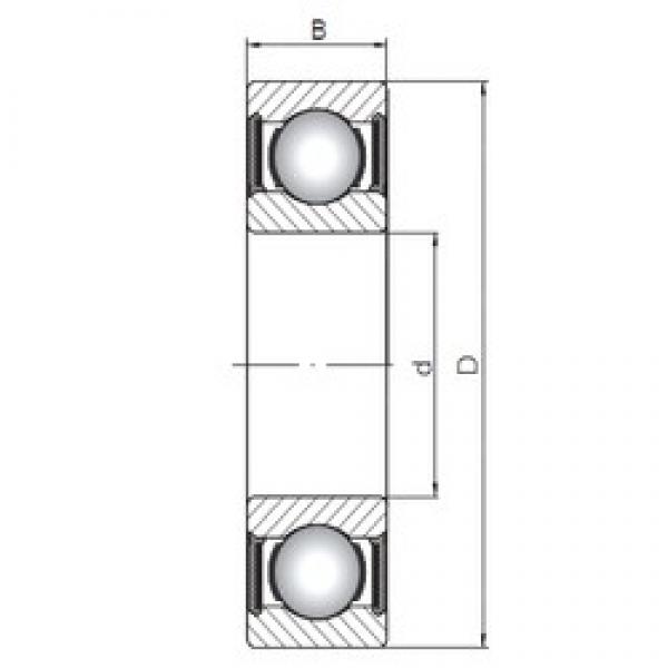 55 mm x 72 mm x 9 mm  ISO 61811-2RS deep groove ball bearings #1 image