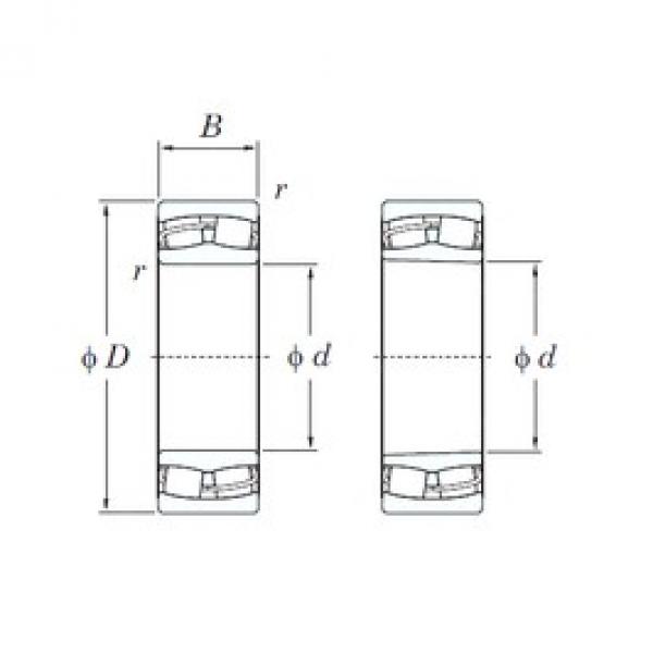 75 mm x 160 mm x 37 mm  KOYO 21315RHK spherical roller bearings #1 image