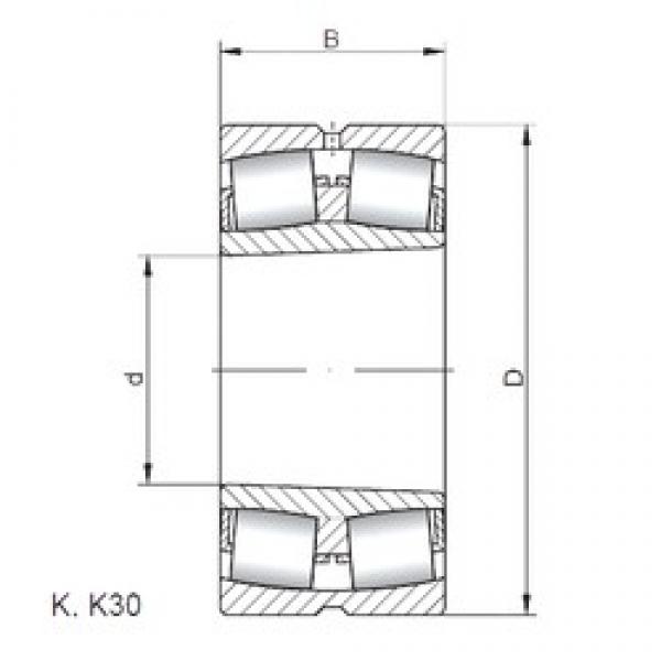 260 mm x 440 mm x 144 mm  Loyal 23152 KCW33 spherical roller bearings #1 image