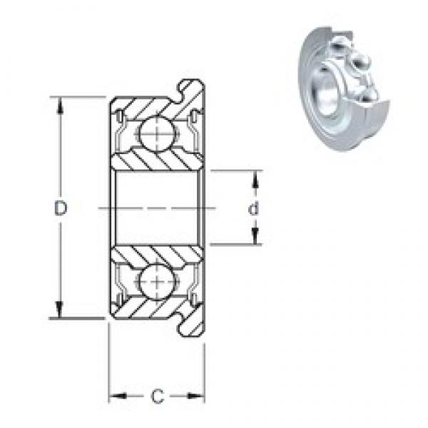 5 mm x 13 mm x 4 mm  ZEN F695-2Z deep groove ball bearings #1 image