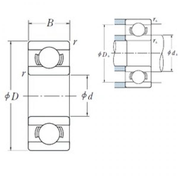 5 mm x 13 mm x 4 mm  ISO 695 deep groove ball bearings #1 image