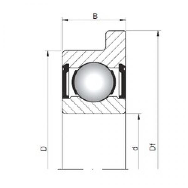 5 mm x 13 mm x 4 mm  ISO FL619/5 ZZ deep groove ball bearings #1 image