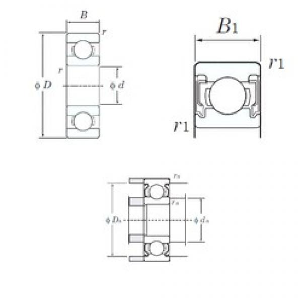 5 mm x 13 mm x 4 mm  KOYO 695-2RU deep groove ball bearings #1 image